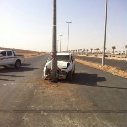 نجاة مواطن من حادث مروع
