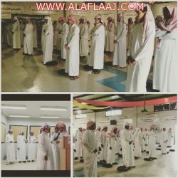 مدير التعليم يطمئن على الفرقة الكشفية المشاركة في حج هذا العام