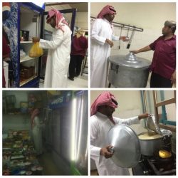خيرية الأحمر تنفذ مشروع إفطار الصائم وتوزع سلال غذائية