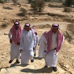 محافظ الأفلاج وأعضاء لجنة التوطين يتفقدون سوق الأعلاف