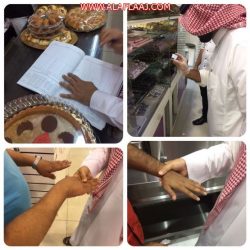بالصور : مكتب عمل الأفلاج ينفذ جولات تفتيشية على قطاع بيع المستلزمات النسائية والذهب والاتصالات