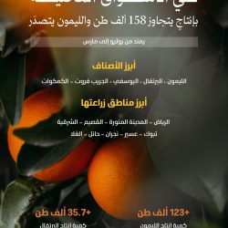 3,1.5 مليون شجرة ليمون تضخ 123 ألف طن للأسواق السعودية