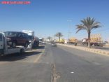 مرور اﻷفلاج يوقف عدد من الشاحنات المخالفة