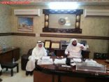 الحبشان يستقبل رئيس البلدية وعدد من مشائخ وطلبة العلم