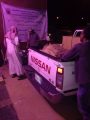 هيئة الإغاثة العالمية الإسلامية توزع ٢٥٠ سلة غذائية في الهدار