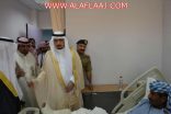 “الرشود” يعايد المرضى بمستشفى بدر الجنوب