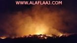 حرق النفايات في الأحمر ينذر بحدوث كارثة بيئية وصحية