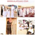 أهالي المثناة بمركز واسط يتناولون الإفطار الجماعي