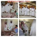 إنسان تزور المرضى المنومين بالمستشفى العام