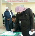 مدير تعليم اﻷفلاج ومساعده يتفقدان سير الاختبارات في مدارس المحافظة