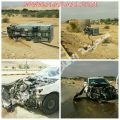نجاة سائق سيارة ألبان ومرافقه من حادث مروري مروع في الأحمر