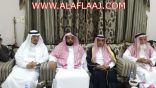 وكيل محافظة الأفلاج الأستاذ عيد القبلان يقدم تعازيه لأسرة آل حبشان