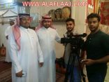 بالصور : القناة السعودية في زيارة للأفلاج لتصوير برنامج ربوع بلادي
