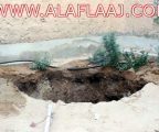 نجاة عائلة من انهيار بئر مردومة