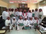 مدير المعهد العلمي بالأفلاج يودع طلاب الثالث ثانوي