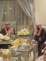 بالصور.. أمير الرياض يزور  آل رشود في الأفلاج