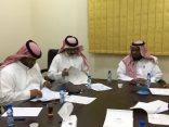 وفد من أرامكو السعودية في زيارة لجمعية الأفلاج الخيرية