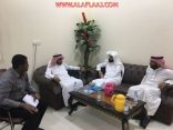 الشيخ فهد الشكرة يستقبل نائب رئيس  إرواء