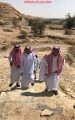 محافظ الأفلاج يتفقد تأهيل جبل التوباد