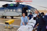 طيران الأمن يُخلي جواً حالة مرَضية من الأفلاج إلى الرياض