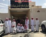 طلاب متوسطة وثانوية الغيل في زيارة للدفاع المدني بـ ستارة