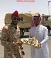 أهالي الأفلاج يوزعون الحلوى على أبطال الحد الجنوبي