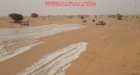بالصور : سيول الأحمر في طريقها إلى الأفلاج