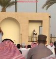 محافظ الأفلاج يتقدم المصلين في صلاة عيد الفطر