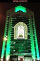 “الشؤون الإسلامية” تتوشح بالأخضر.. 28 مليون رسالة وهنا فعالياتها بيوم الوطن