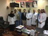 مدير مستشفى الأفلاج يستقبل منسق وزارة الصحة الكوبية