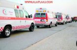 في حادث مروري جنوب الأفلاج  . وفاة الأب والأم وأطفال