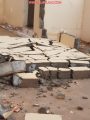 بالصور : أمطار مصحوبة برياح شديدة تحطم جدار منزل بالبديع