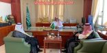 بالصور : محافظ الأفلاج يستقبل رئيس غرفة الخرج وأمينها