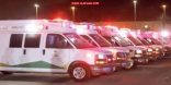 إصابة ووفاة أكثر من  ١٢ في حادث مركبتين وجه لوجه في الهدار