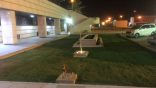 مستشفى الأفلاج يقوم بجهود جبارة في الزراعة