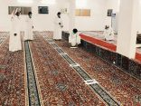 مركز النشاط الاجتماعي بالنايفية يهيئ المساجد بمركز النايفية استعداداً لإقامة الصلوات