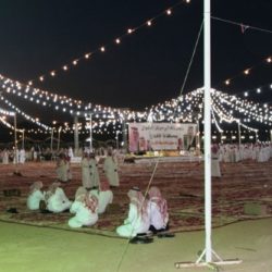 احتفال أهالي الطوال  بافتتاح المركز والشرطة