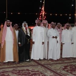 احتفال أهالي الطوال  بافتتاح المركز والشرطة