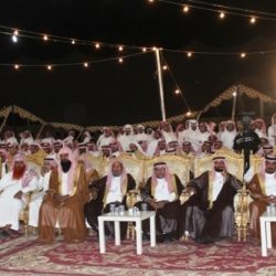 احتفال أهالي الطوال  بافتتاح المركز والشرطة