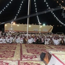 احتفال أهالي الطوال  بافتتاح المركز والشرطة