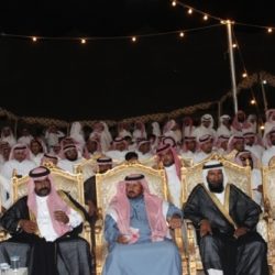 احتفال أهالي الطوال  بافتتاح المركز والشرطة
