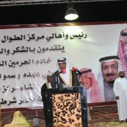احتفال أهالي الطوال  بافتتاح المركز والشرطة