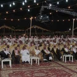 احتفال أهالي الطوال  بافتتاح المركز والشرطة
